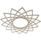 Ekena Millwork Eleanor Wood Fretwork Pierced Ceiling Medallion, Birch, 28"OD x 10 3/4"ID x 3/8"T CMWP28X28X0375EABI - alternate 2